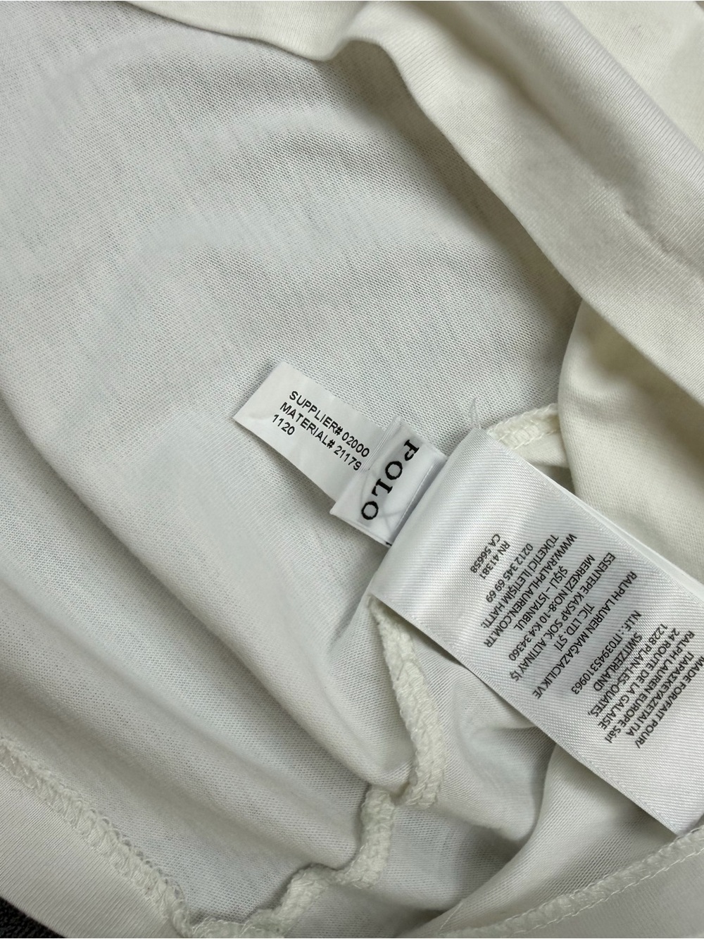 Ralph Lauren White Tee with Polo Bear in Yellow Sweater - Picture 9 of 11